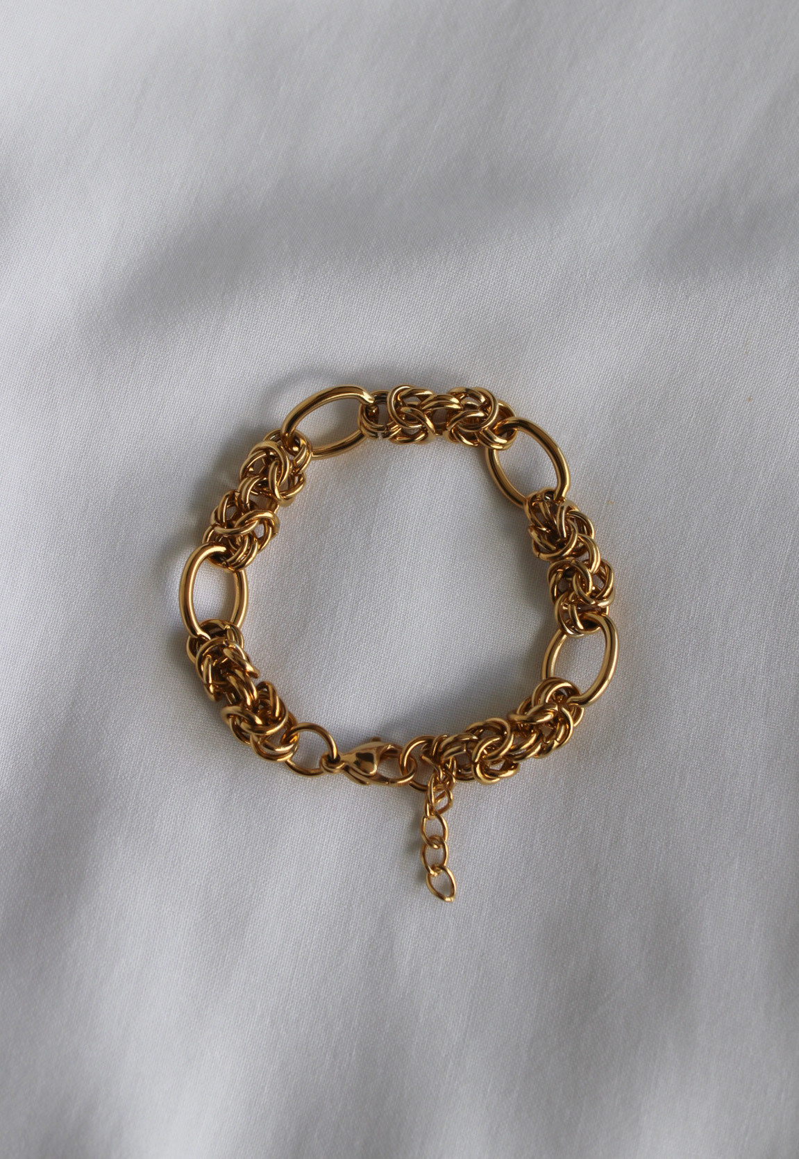 Pulseira elos dourada